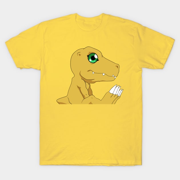 Sitting Agumon T-Shirt by MEArtworks